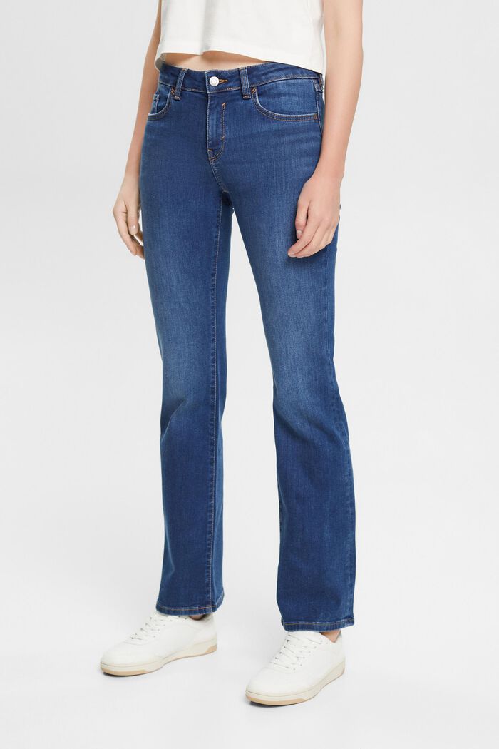 Bootcut-jeans, BLUE DARK WASHED, detail image number 1