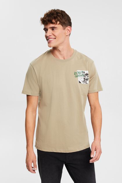 Jersey-T-shirt med print