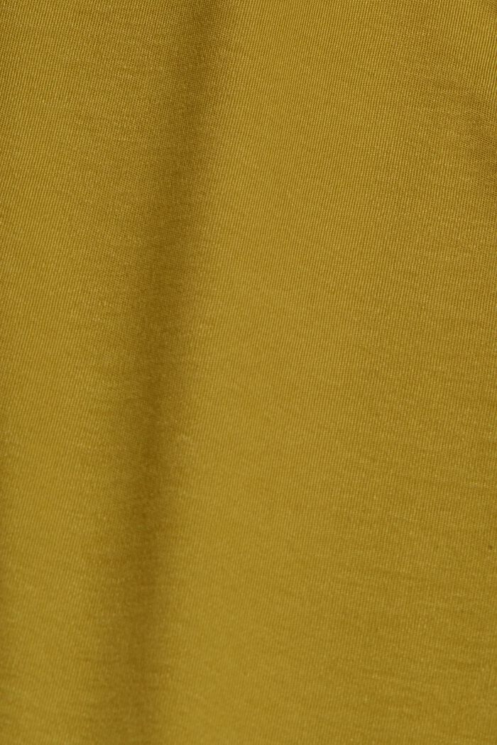 I TENCEL™: Jerseykjole med udskæring i ryggen, OLIVE, detail image number 4