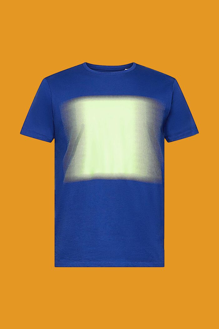 Bomulds-T-shirt med print, INK, detail image number 6