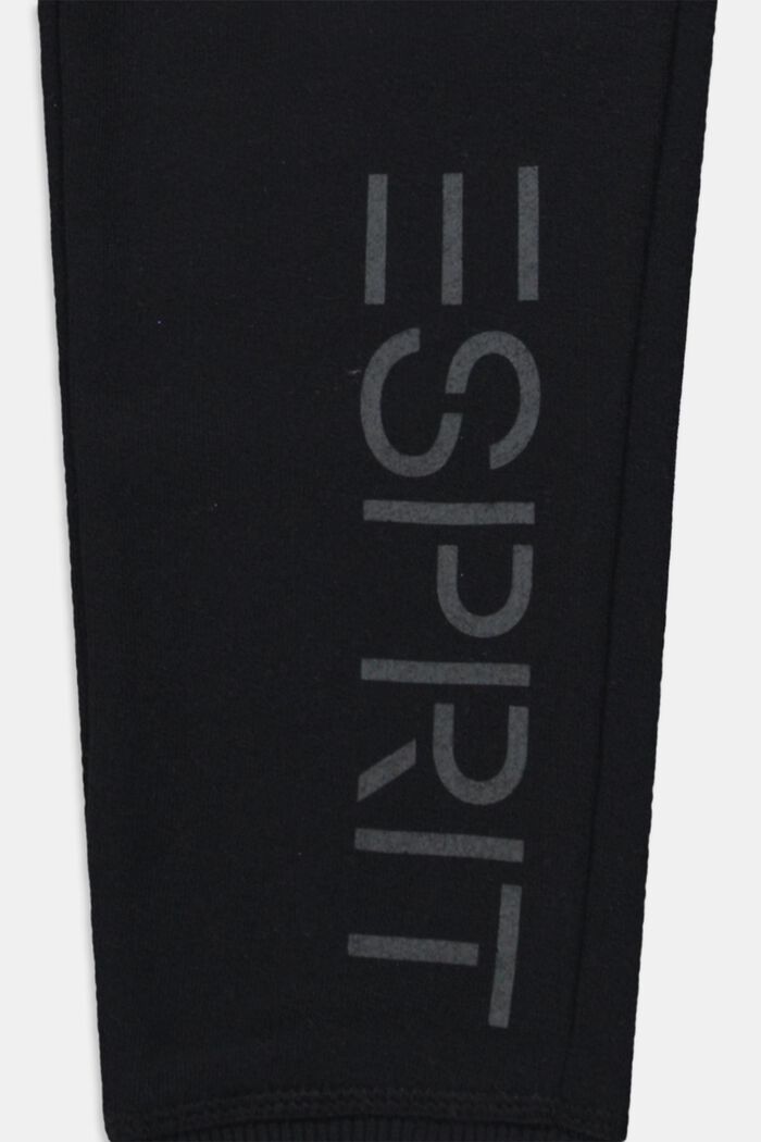 Sweatbukser med logoprint, BLACK, detail image number 2