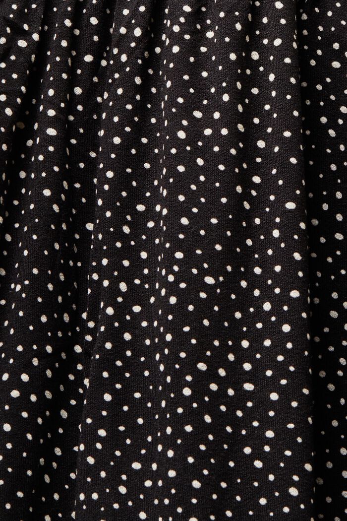 Mønstret kjole, LENZING™ECOVERO™, BLACK, detail image number 4