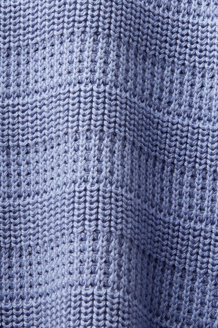 Struktureret sweater med rund hals, BLUE LAVENDER, detail image number 5