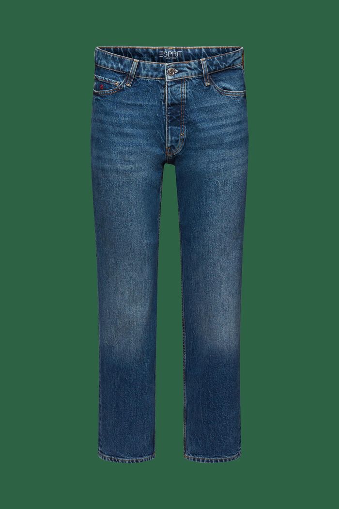 Relaxed retro-jeans med mellemhøj talje, BLUE MEDIUM WASHED, detail image number 6