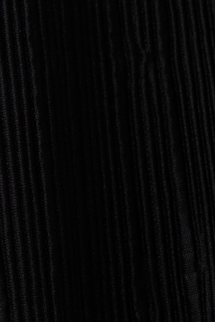 CURVY plisseret jerseytop, BLACK, detail image number 4