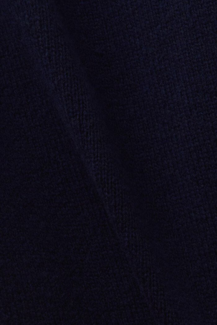Sweater i uldmiks med rund hals, NAVY, detail image number 5