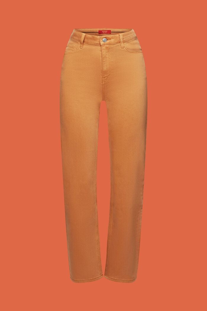 Lige retro-bukser med høj talje, CAMEL, detail image number 7