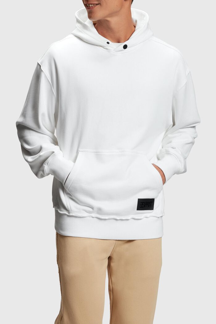 Oversized hættetrøje, WHITE, detail image number 0