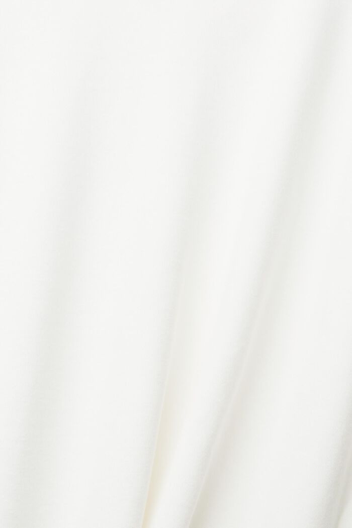Hættetrøje i bomuldsmiks, OFF WHITE, detail image number 1