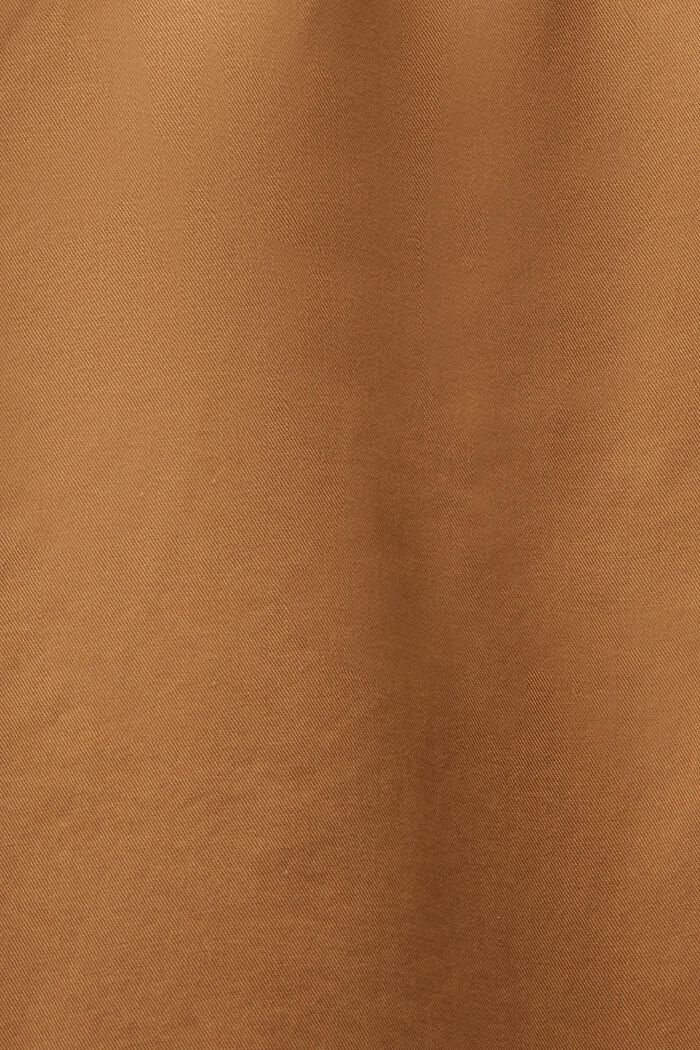 Shorts i chino-stil, bæredygtig bomuld, CAMEL, detail image number 6