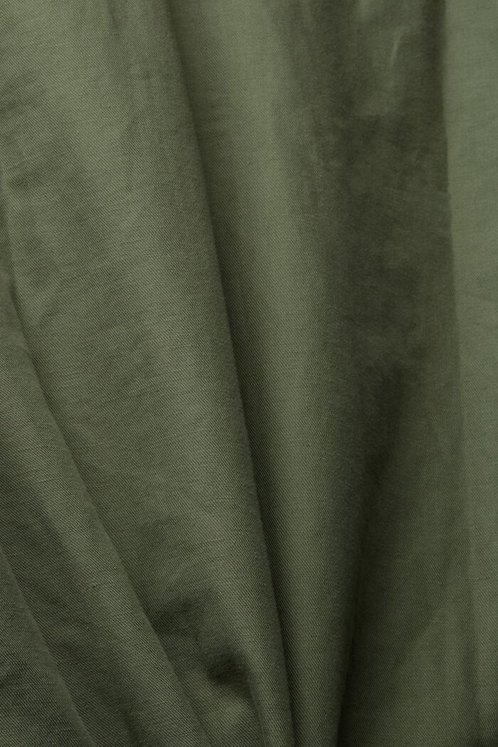 I hørmix: oversized skjorte, GREEN, detail image number 4