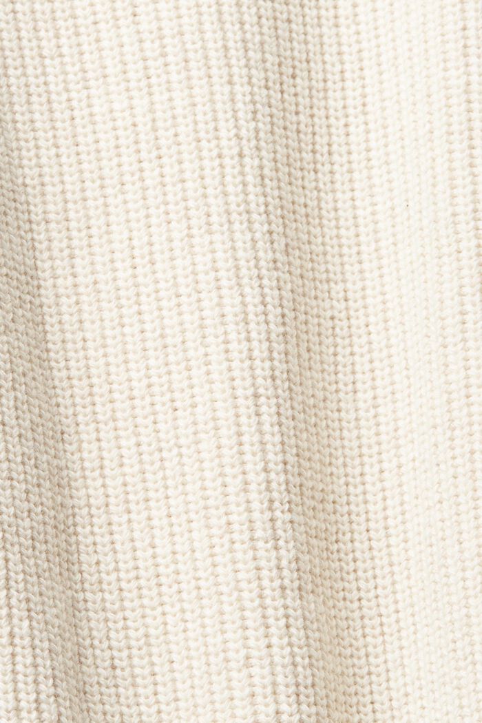 Pullover i chunky strik med rullekrave, OFF WHITE, detail image number 6