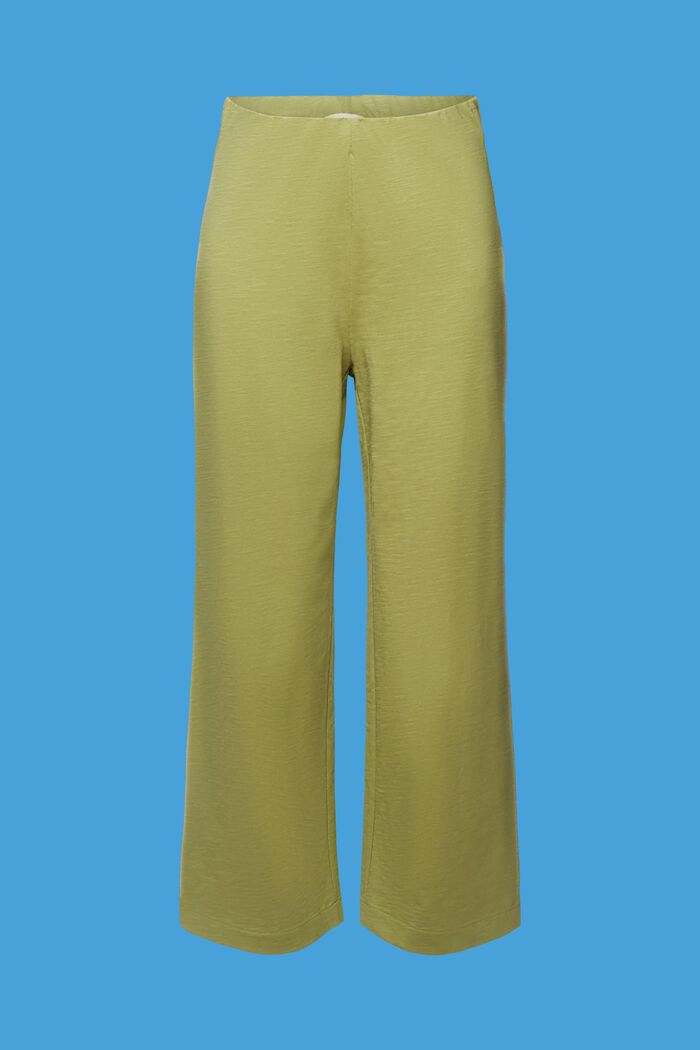 Culotte-bukser i jersey, 100 % bomuld, PISTACHIO GREEN, detail image number 6