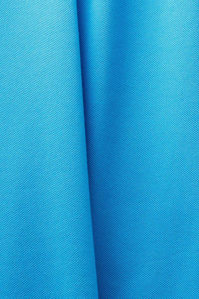 Polo-T-shirt med logo, BLUE, detail image number 4