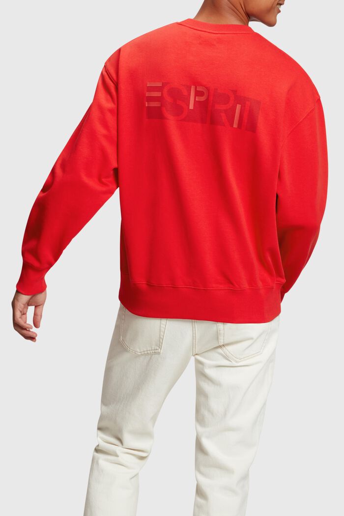 Yagi Archive sweatshirt med logo, RED, detail image number 2