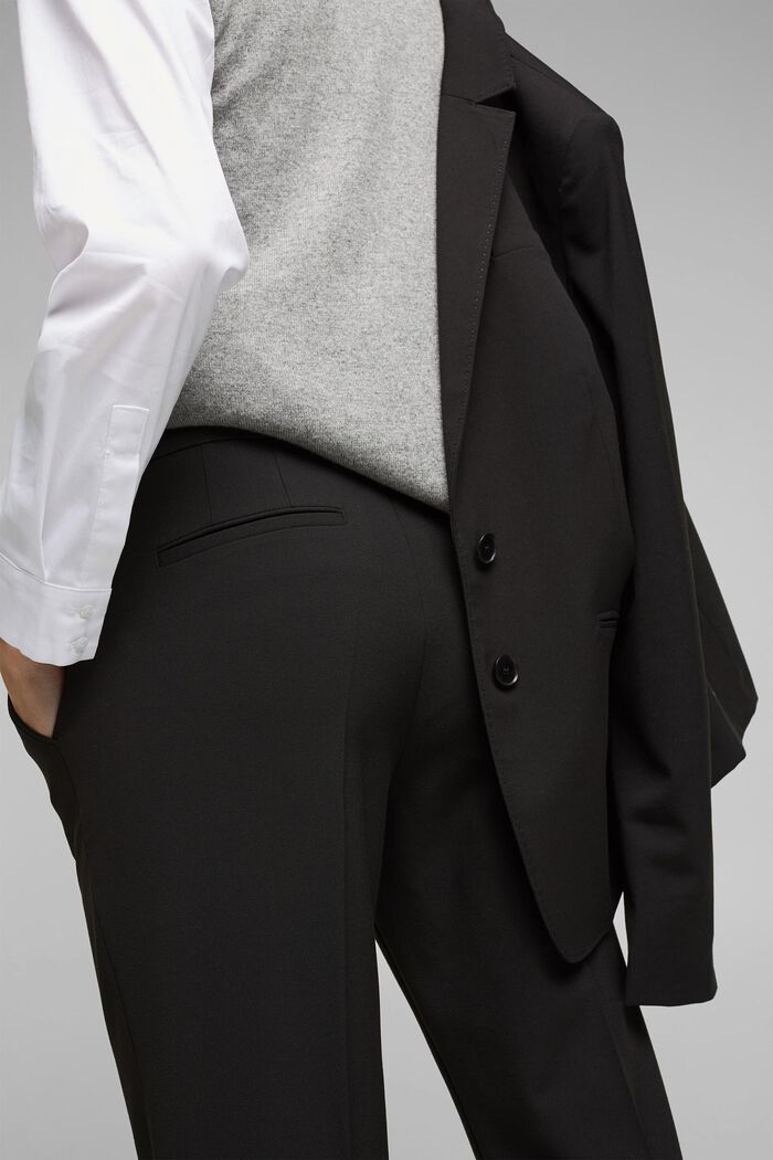 Bukser med stretchkomfort, BLACK, detail image number 5