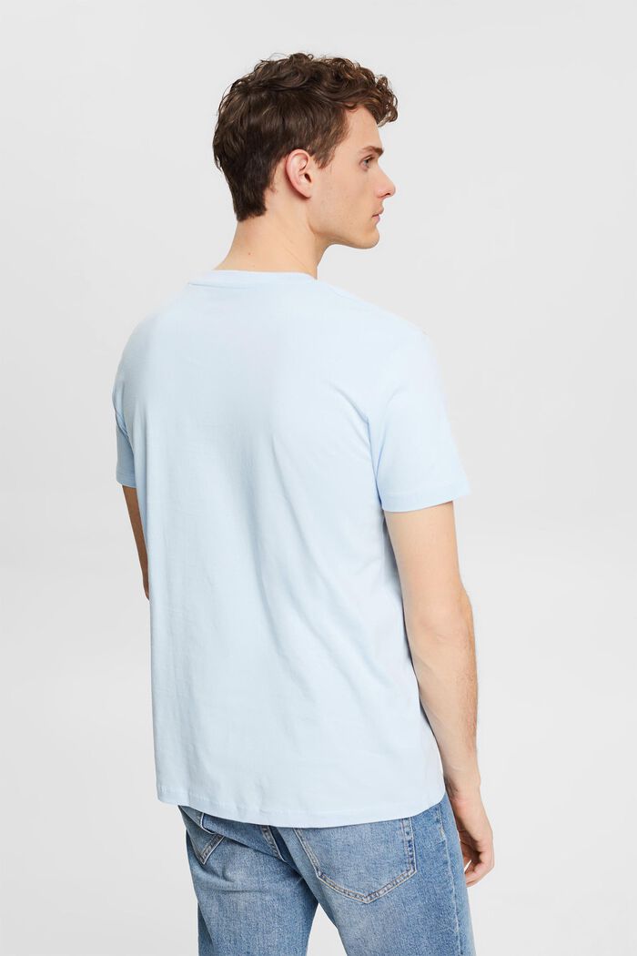 Jersey-T-shirt med store frontprint, LIGHT BLUE, detail image number 3