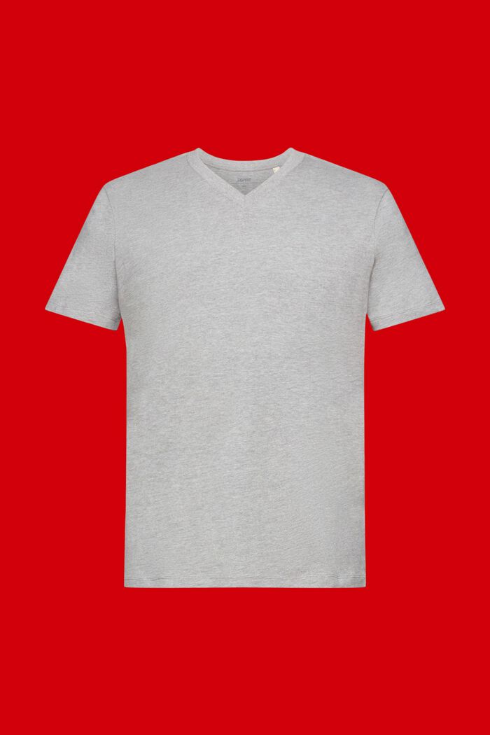 T-Shirts Slim Fit, MEDIUM GREY, detail image number 6