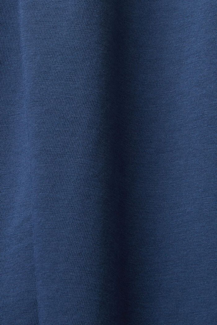 T-shirt i bomuldsjersey med print, GREY BLUE, detail image number 6