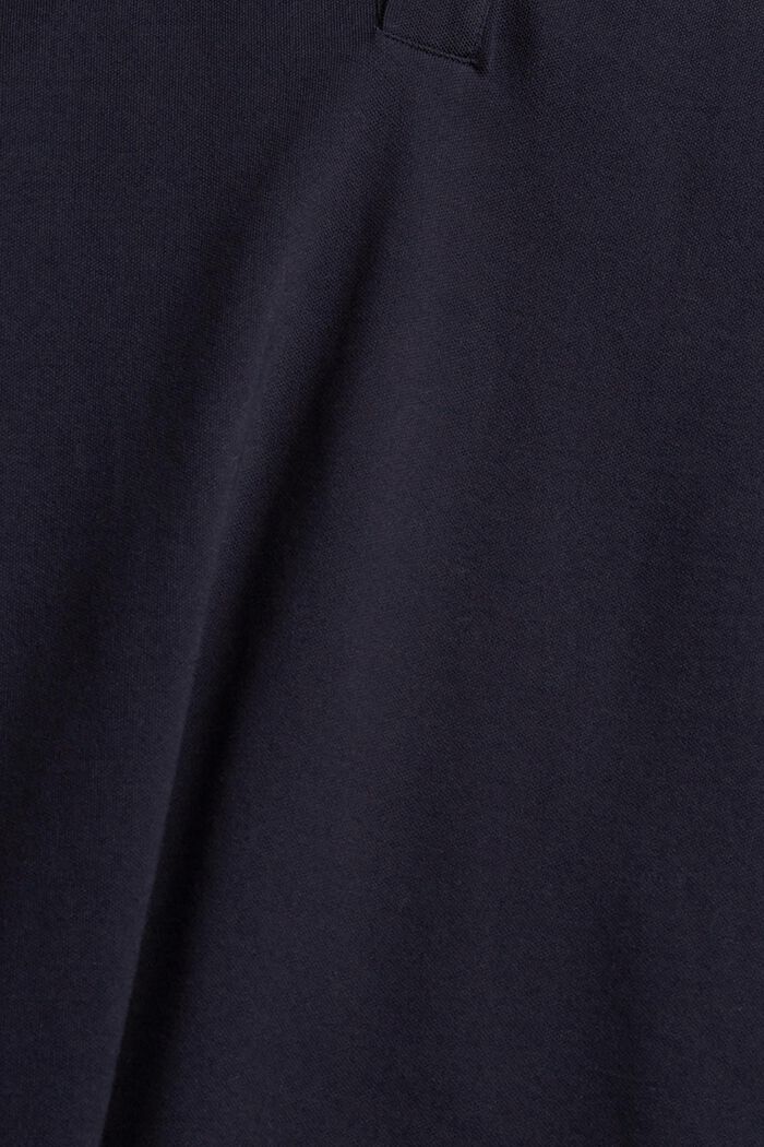 Piqué-poloshirt med logodetalje, NAVY, detail image number 1