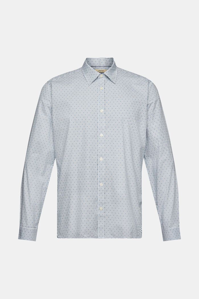 Skjorte i slim fit med allover-mønster, LIGHT BLUE, detail image number 6