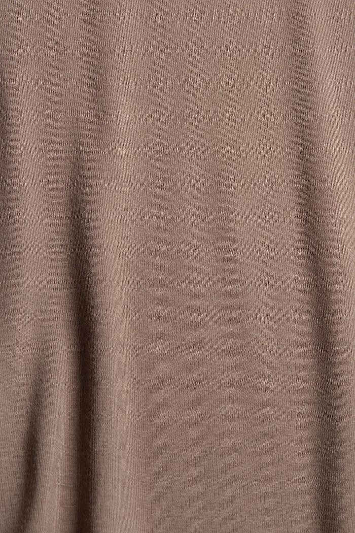 Jerseypyjamas i LENZING™ ECOVERO™, TAUPE, detail image number 4