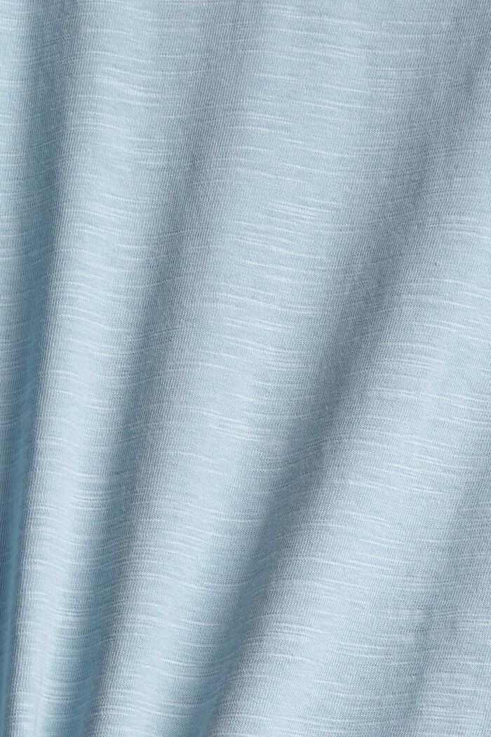 T shirt i 100% økologisk bomuld, GREY BLUE, detail image number 1