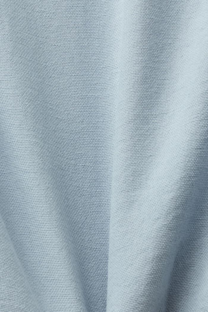 Shorts med bindebælte, hørmiks, LIGHT BLUE LAVENDER, detail image number 5