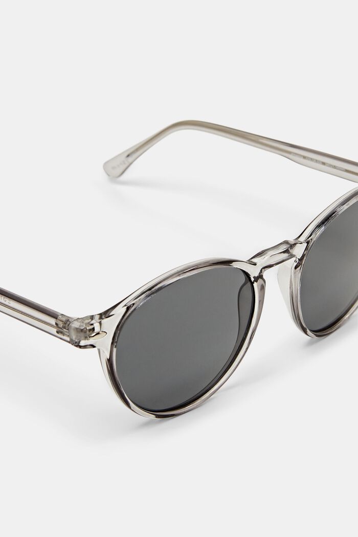 Solbriller med transparent rundt stel, GREY, detail image number 1