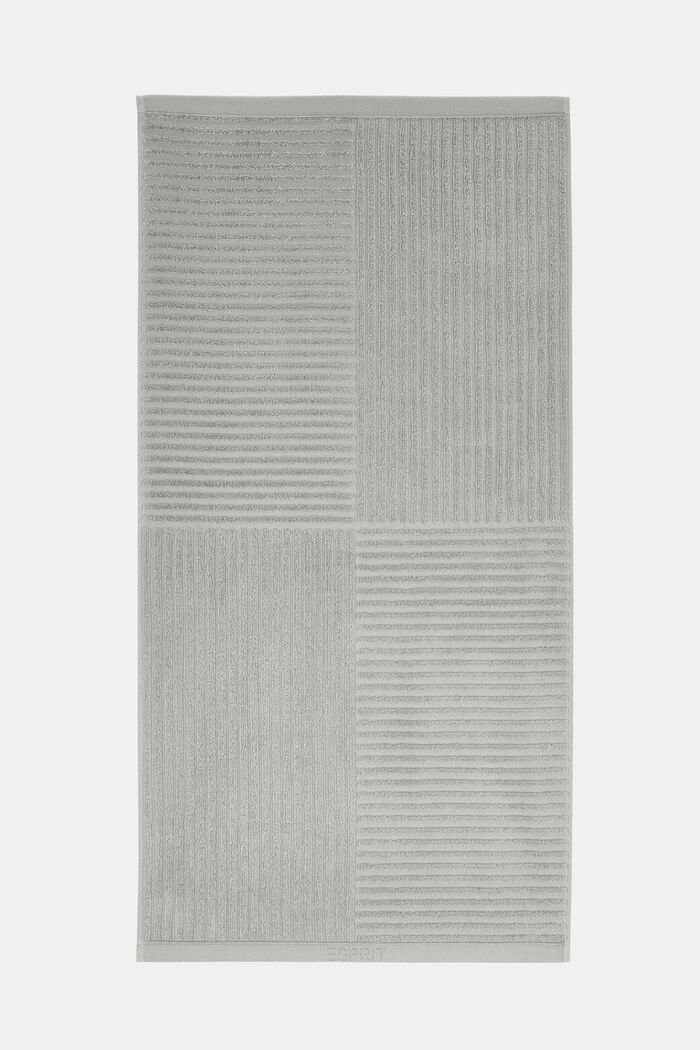 Håndklæde med moderne linjer, STONE, detail image number 0