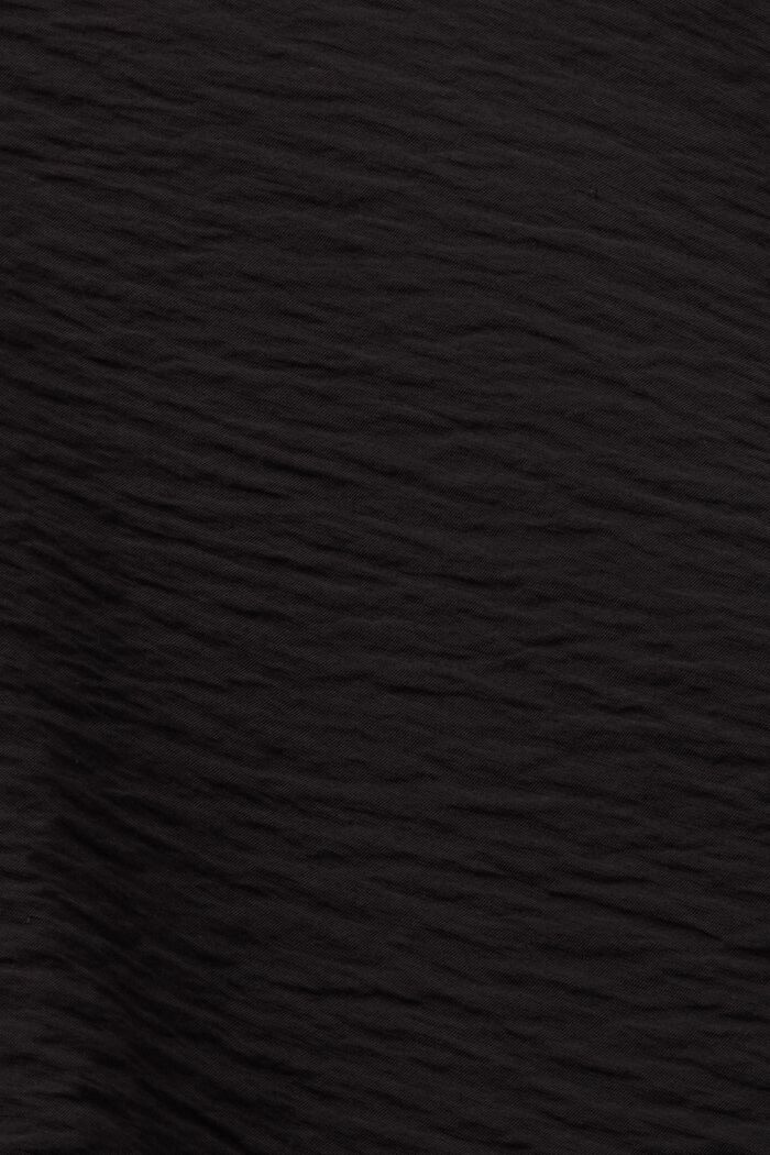 Tekstureret bluse, BLACK, detail image number 5