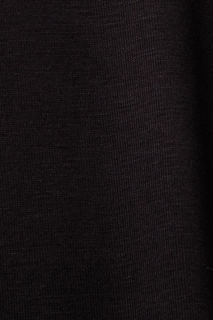 Pyjamas-shirt af LENZING™ ECOVERO™, BLACK, detail image number 4
