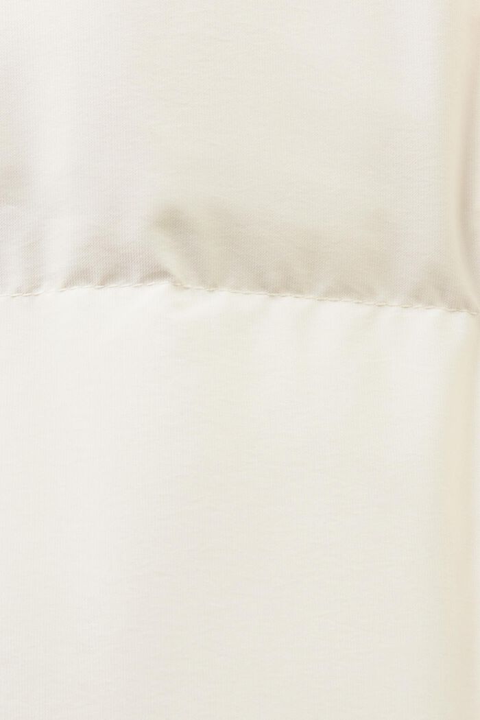 Pufferfrakke med hætte, CREAM BEIGE, detail image number 5