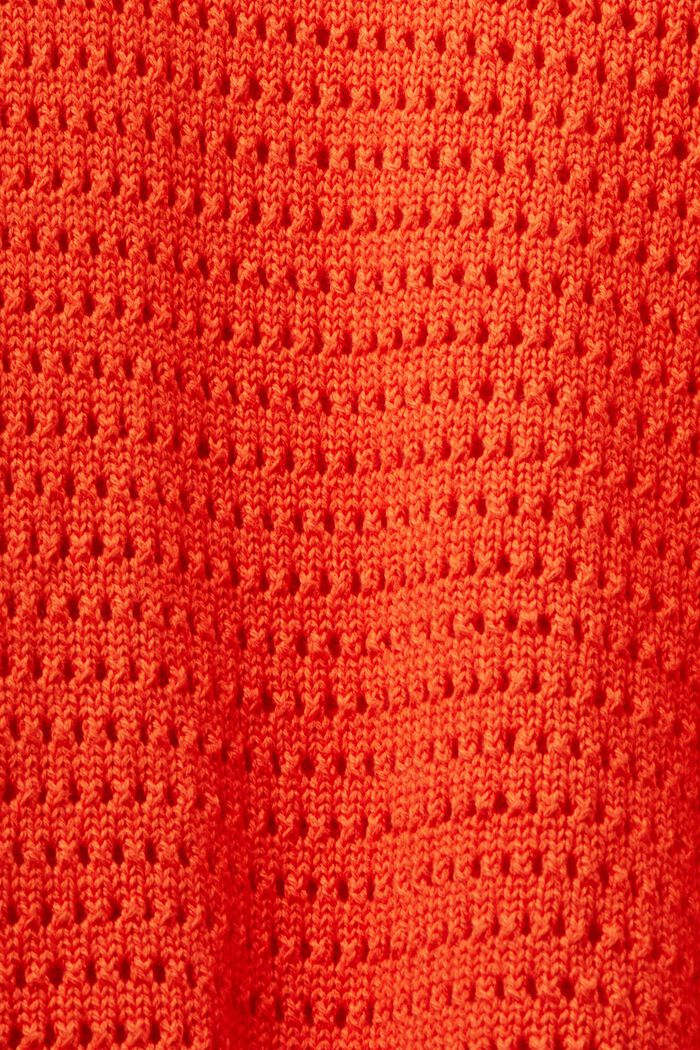 Sweater i mesh, BRIGHT ORANGE, detail image number 5