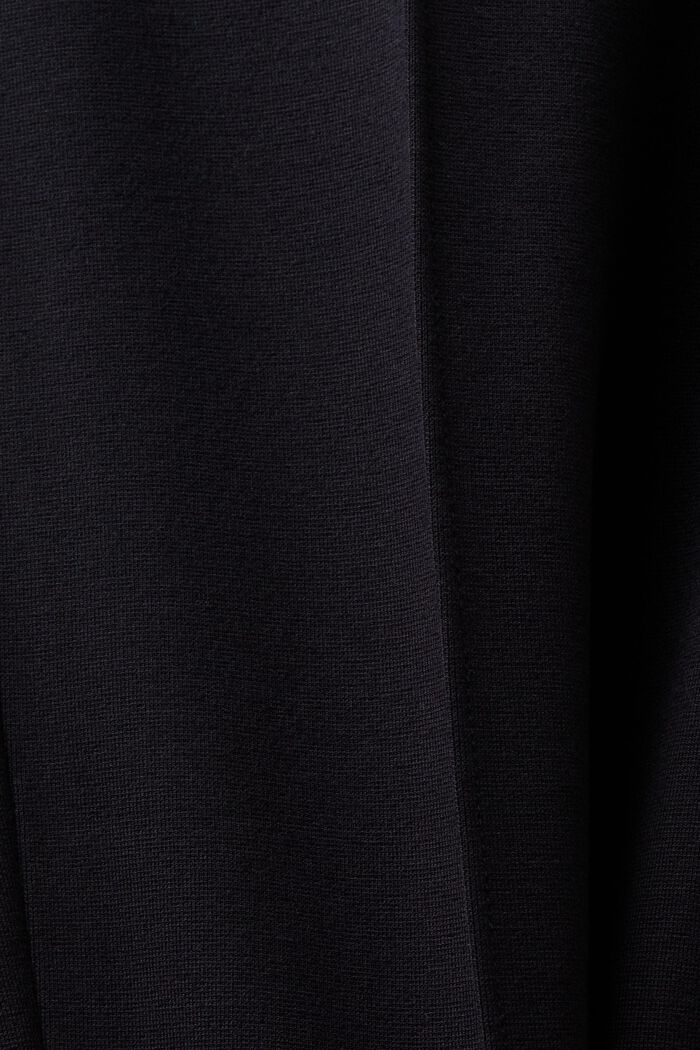 Bukser i puntojersey med slidser, BLACK, detail image number 5