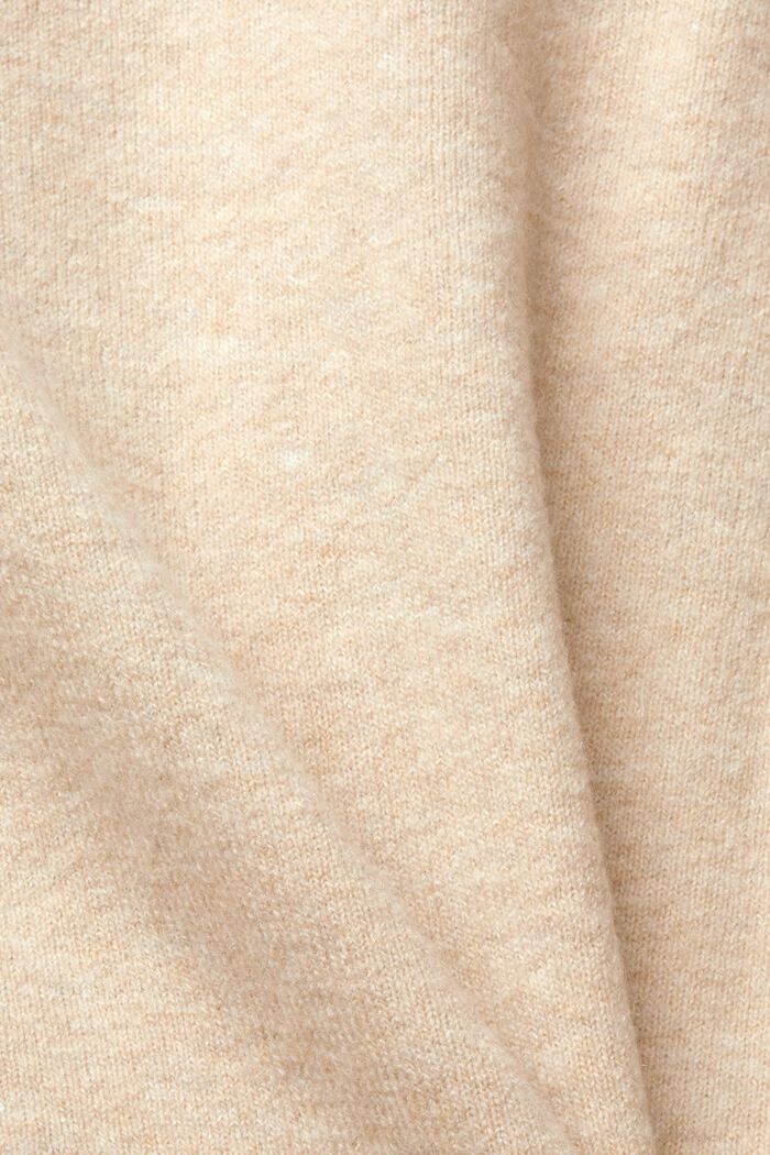 Med uld: blød og lækker pullover, SAND, detail image number 1