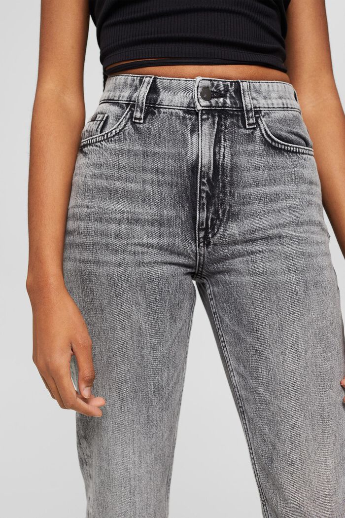 7/8-jeans med fashion-fit, økologisk bomuldsblanding, GREY MEDIUM WASHED, detail image number 2