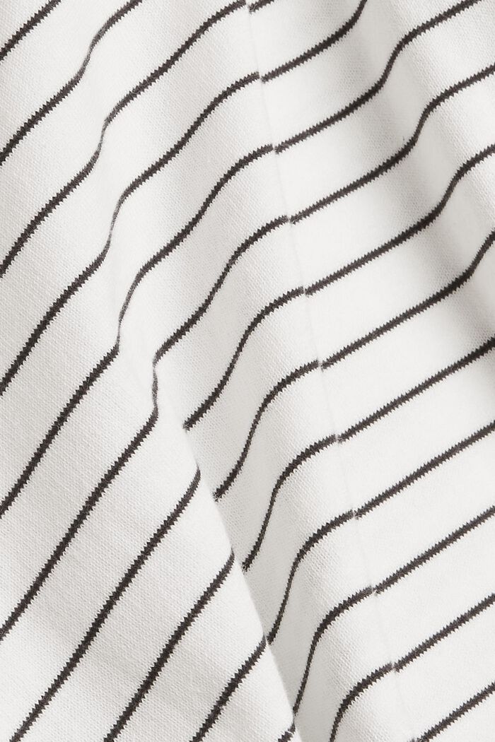 Kortærmet pullover med polokrave, OFF WHITE COLORWAY, detail image number 4