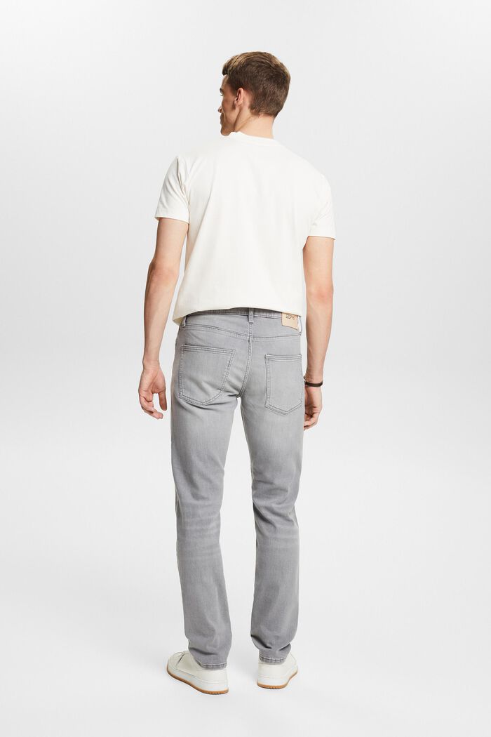 Slim jeans med mellemhøj talje, GREY LIGHT WASHED, detail image number 2