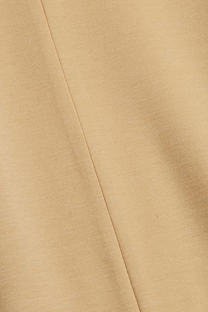 Culottebukser i jersey, der holder faconen, CAMEL, detail image number 4