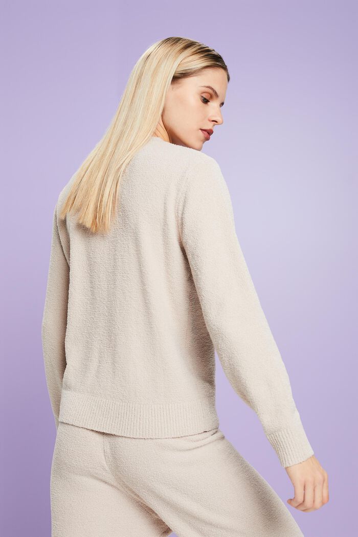 Lodden loungewear-sweater, SAND, detail image number 3