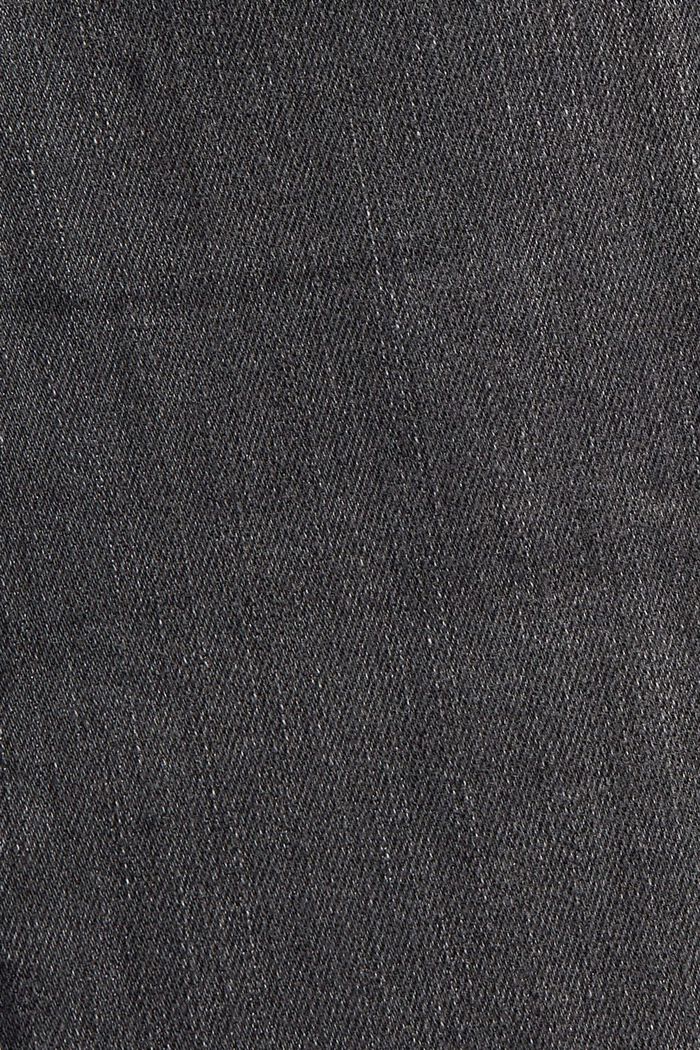 Lige stretch-jeans af økologisk bomuld, GREY DARK WASHED, detail image number 4