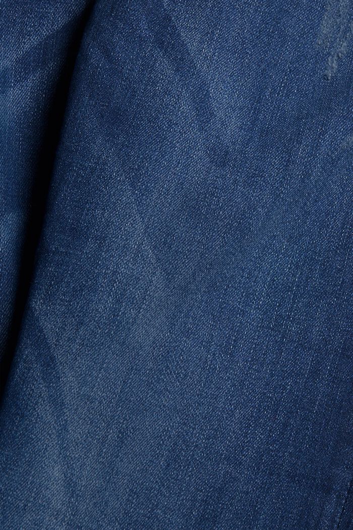 Superstretch-jeans, økologisk bomuld, BLUE DARK WASHED, detail image number 4