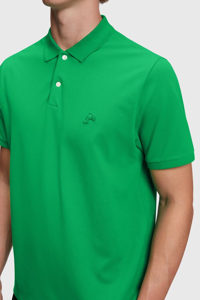 Dolphin Tennis Club klassisk polo, GREEN, detail image number 2