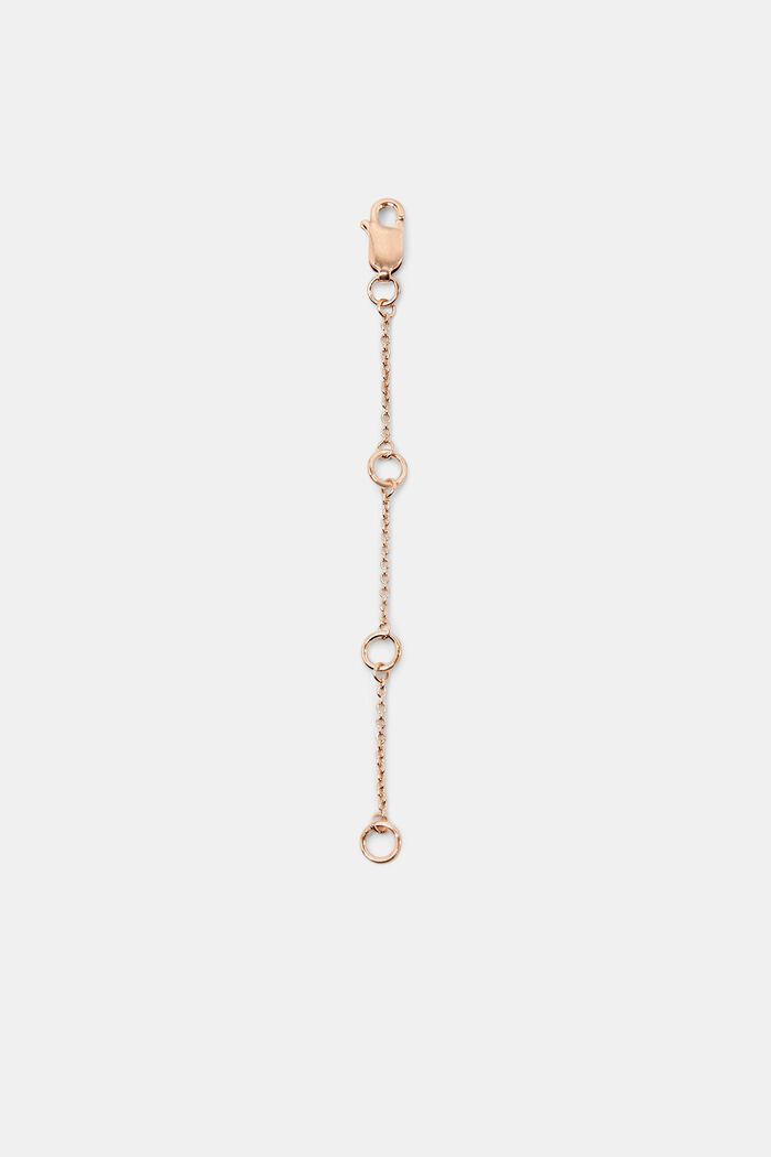 Forlængerstykke til halskæder i rosaguld, ROSEGOLD, detail image number 0