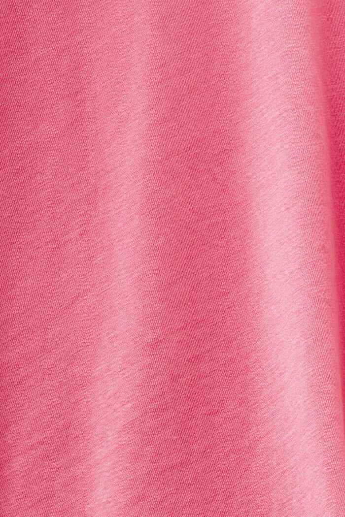 Syrevasket T-shirt i bomuld, PINK FUCHSIA, detail image number 5
