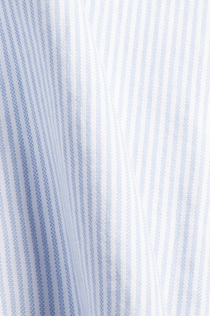 Skjortebluse af 100% økologisk bomuld, PASTEL BLUE, detail image number 4