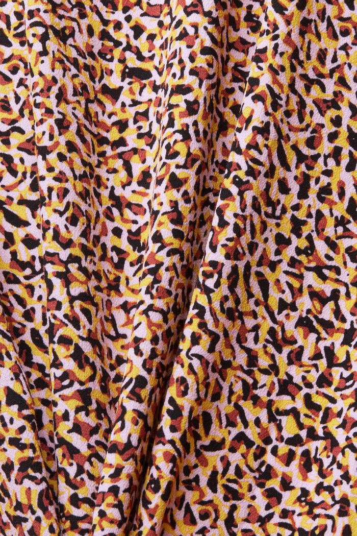 Mønstret bluse, BROWN, detail image number 4