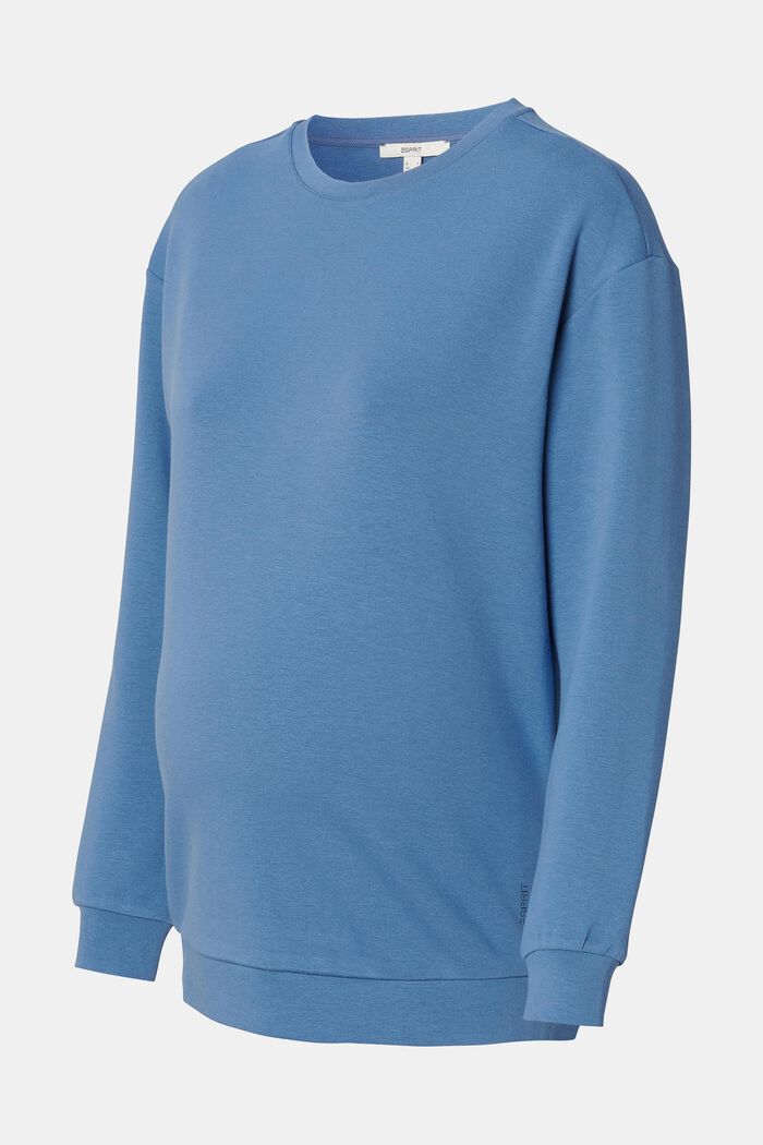 Sweatshirt med blødt finish, MODERN BLUE, detail image number 4
