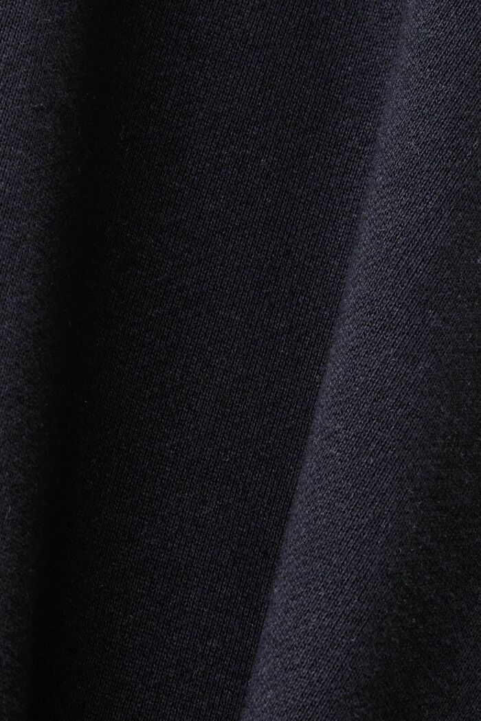 Sweatshirt med broderet logo, BLACK, detail image number 5